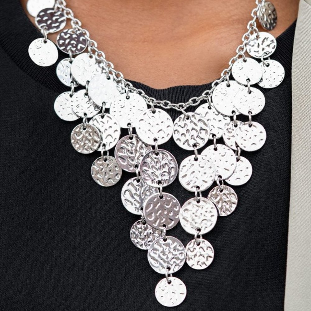 Spotlight Ready Silver Necklace